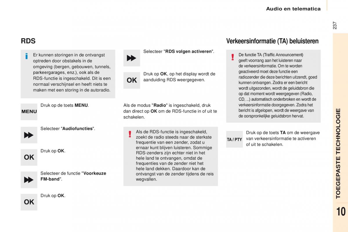 Citroen Berlingo Multispace II 2 handleiding / page 239