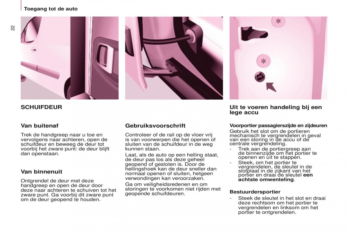 Citroen Berlingo Multispace II 2 handleiding / page 24