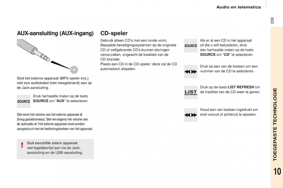 Citroen Berlingo Multispace II 2 handleiding / page 241