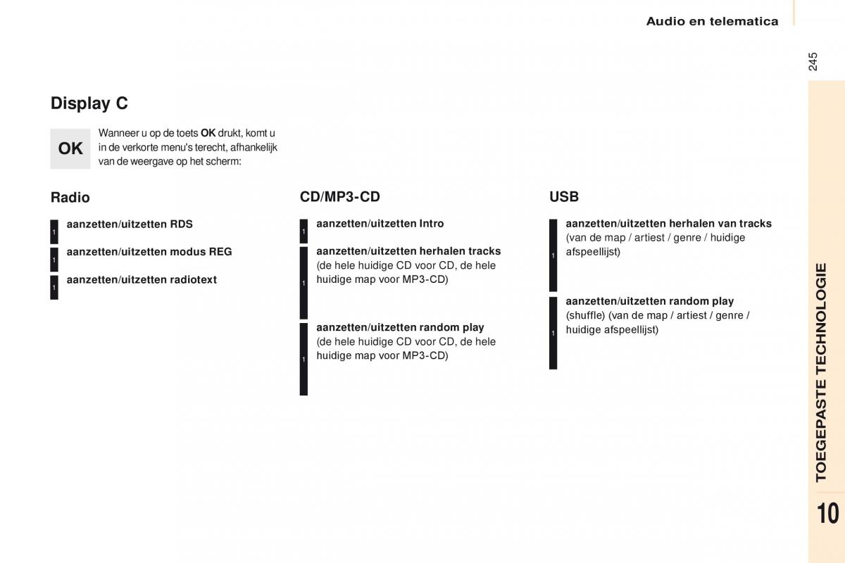 Citroen Berlingo Multispace II 2 handleiding / page 247