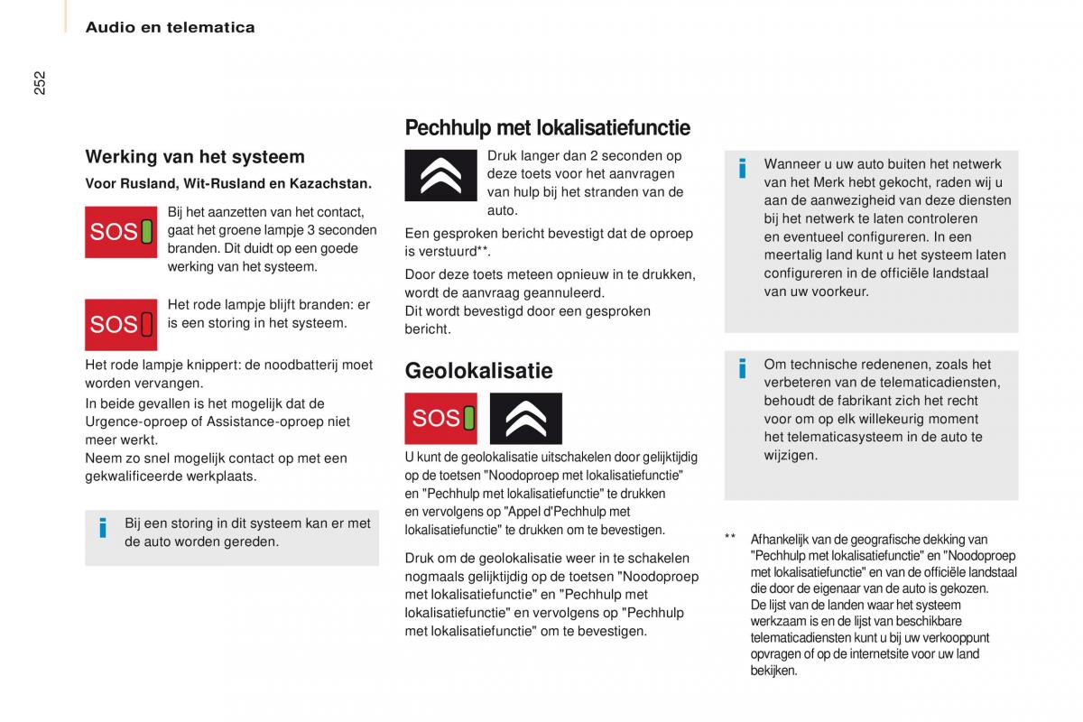 Citroen Berlingo Multispace II 2 handleiding / page 254