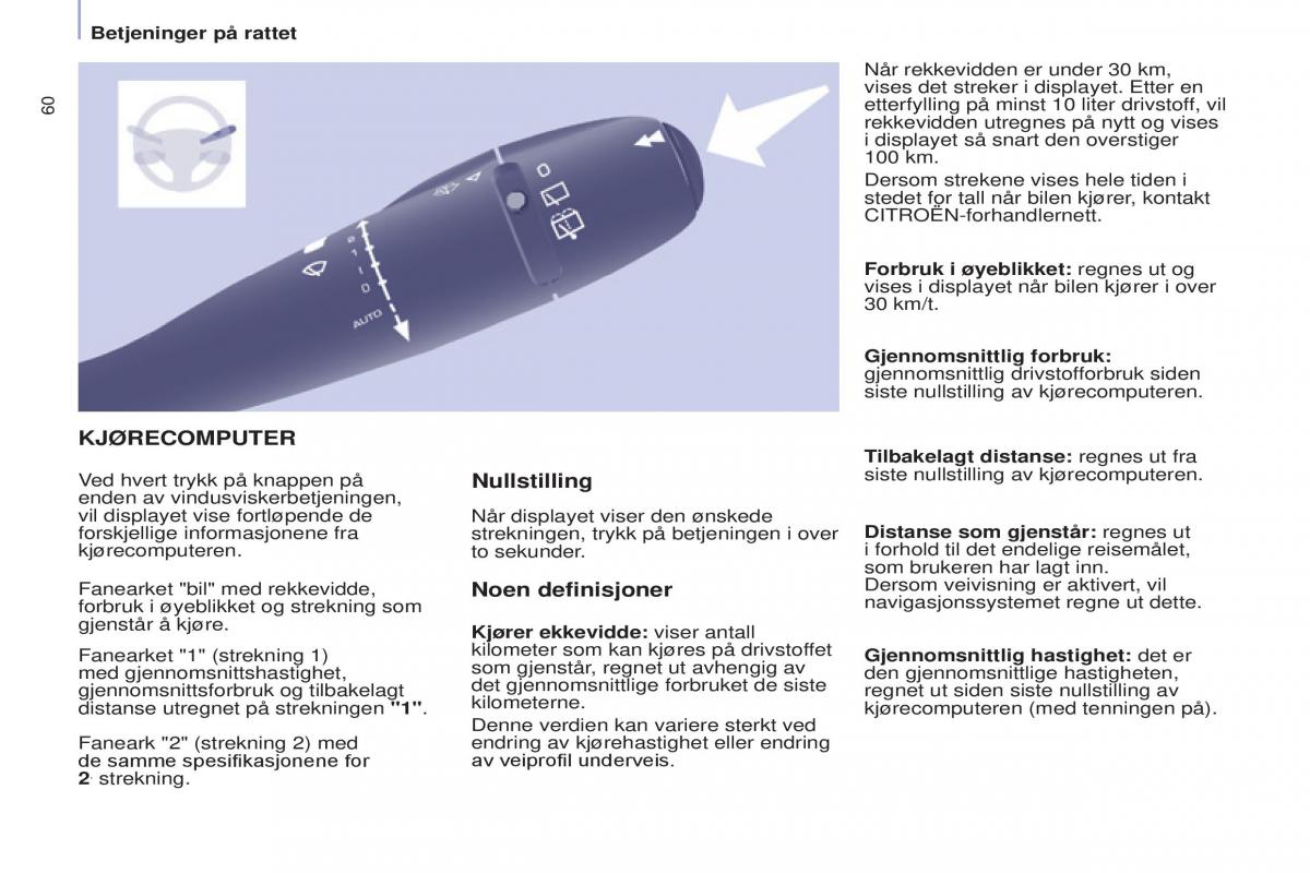 Citroen Berlingo Multispace II 2 bruksanvisningen / page 62