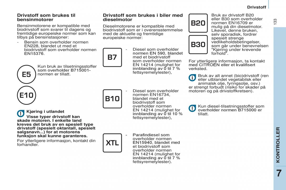 Citroen Berlingo Multispace II 2 bruksanvisningen / page 135