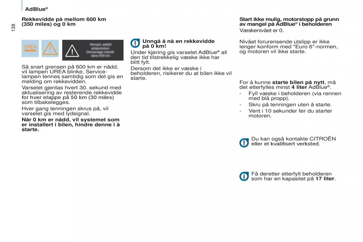 Citroen Berlingo Multispace II 2 bruksanvisningen / page 140