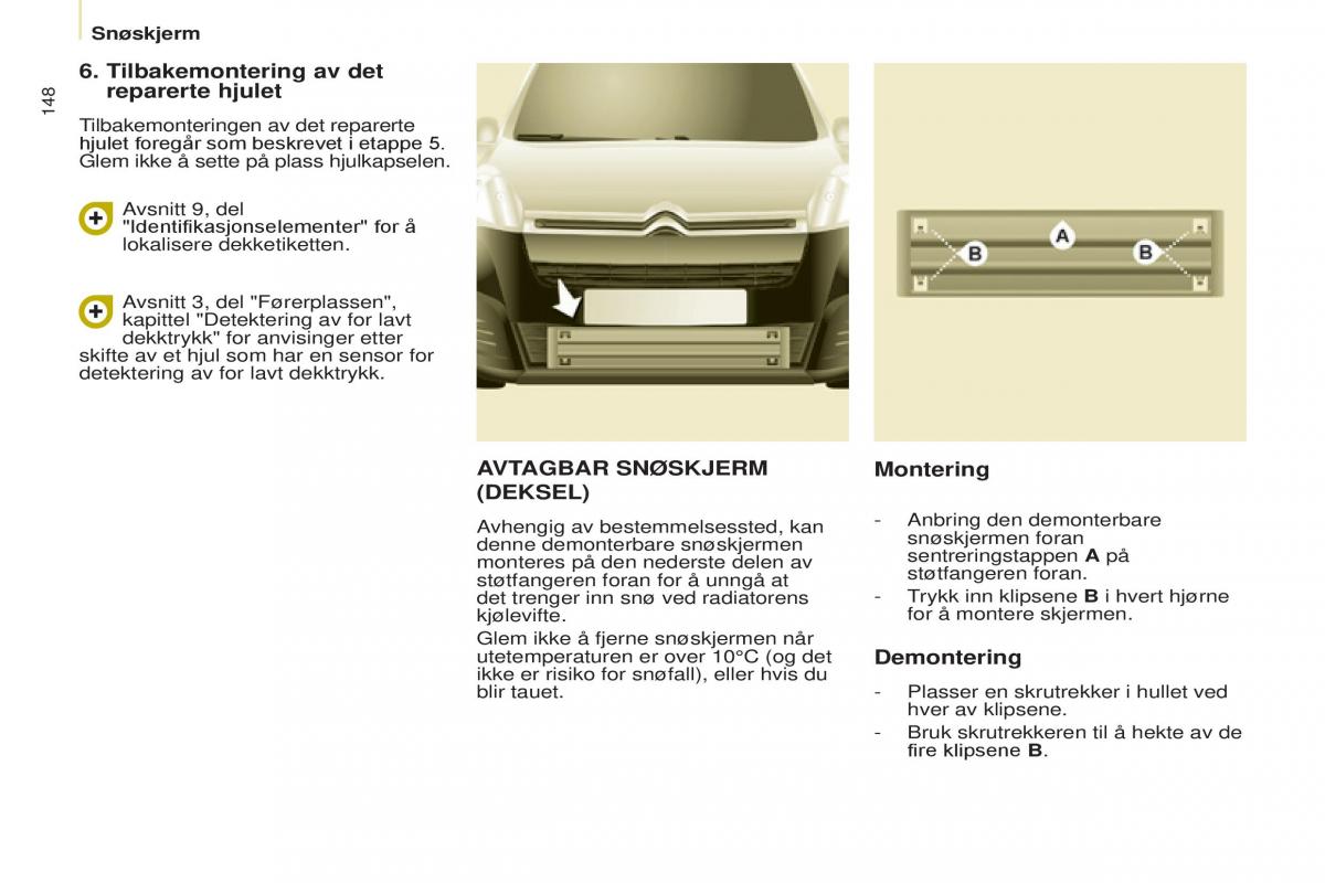 Citroen Berlingo Multispace II 2 bruksanvisningen / page 150