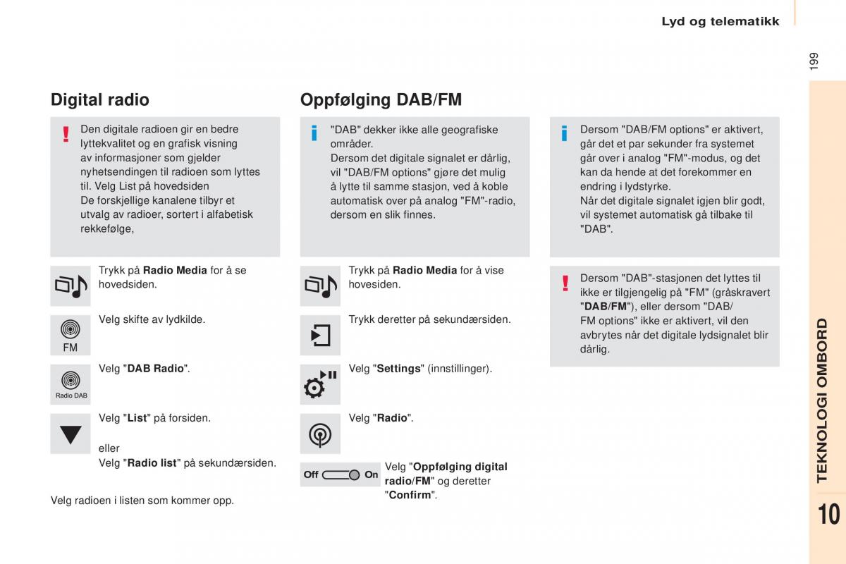 Citroen Berlingo Multispace II 2 bruksanvisningen / page 201