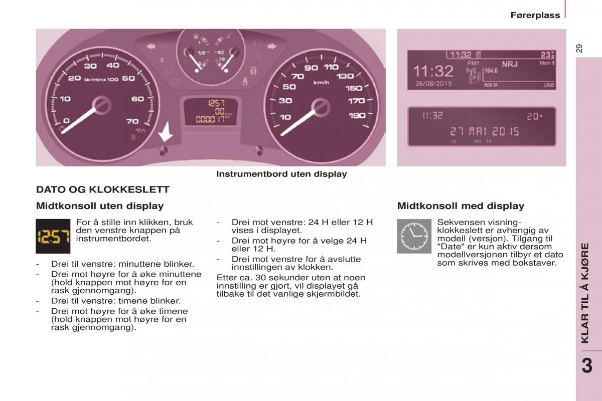 Citroen Berlingo Multispace II 2 bruksanvisningen / page 31