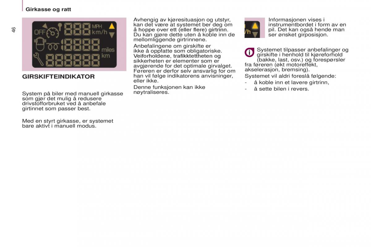 Citroen Berlingo Multispace II 2 bruksanvisningen / page 48