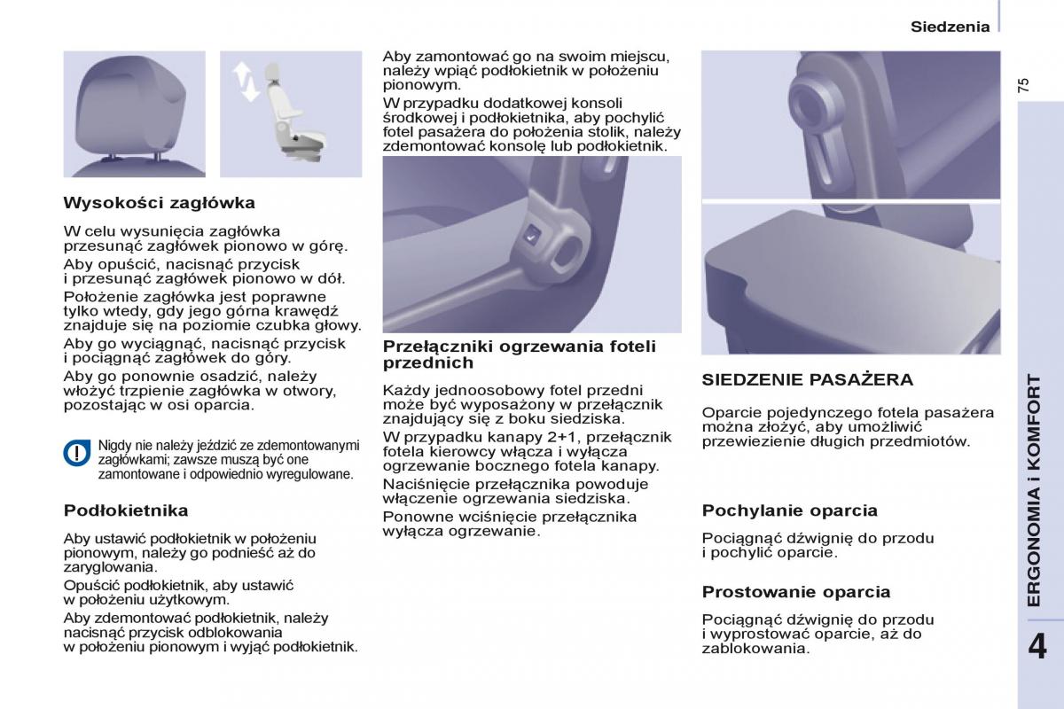 Citroen Berlingo Multispace II 2 instrukcja obslugi / page 77