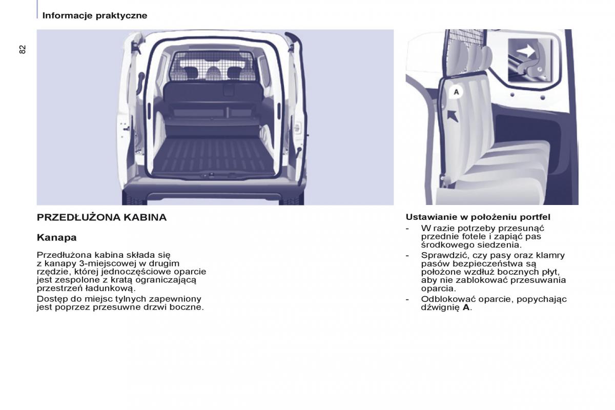 Citroen Berlingo Multispace II 2 instrukcja obslugi / page 84