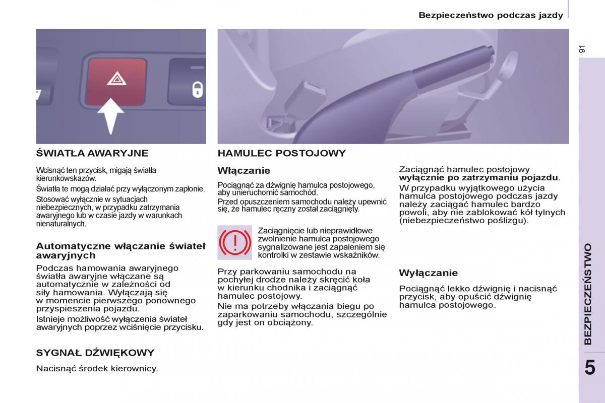 Citroen Berlingo Multispace II 2 instrukcja obslugi / page 93