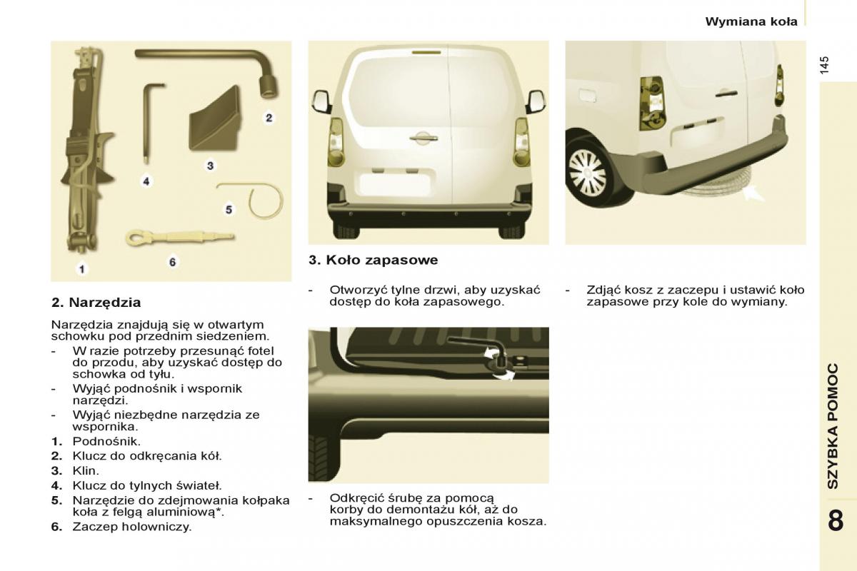 Citroen Berlingo Multispace II 2 instrukcja obslugi / page 147