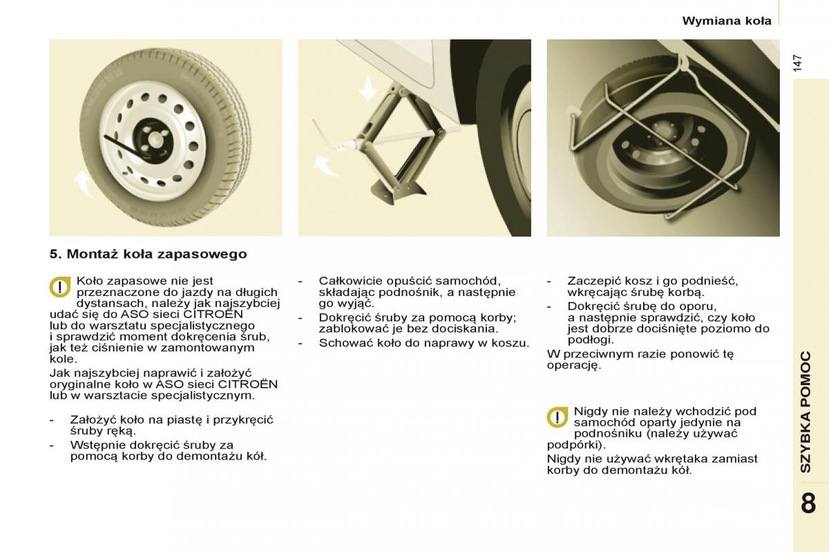 Citroen Berlingo Multispace II 2 instrukcja obslugi / page 149