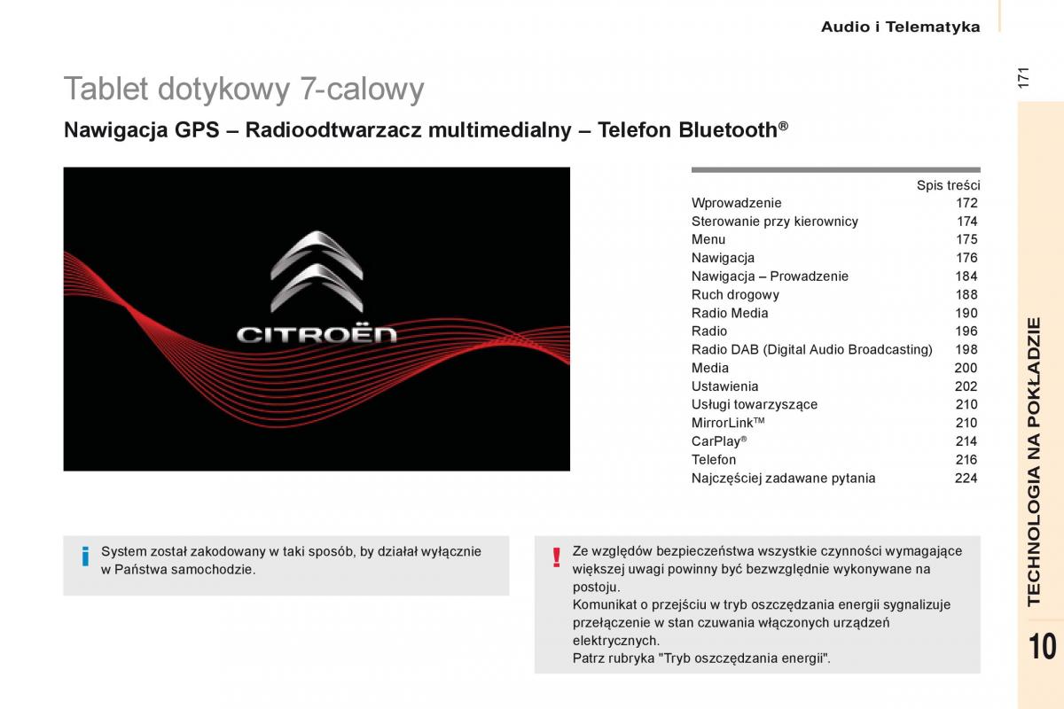 Citroen Berlingo Multispace II 2 instrukcja obslugi / page 173