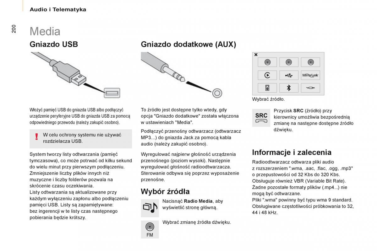 Citroen Berlingo Multispace II 2 instrukcja obslugi / page 202