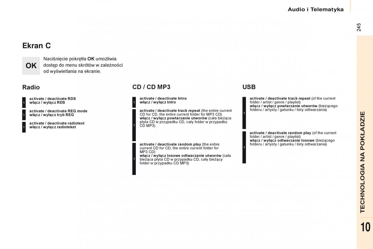 Citroen Berlingo Multispace II 2 instrukcja obslugi / page 247