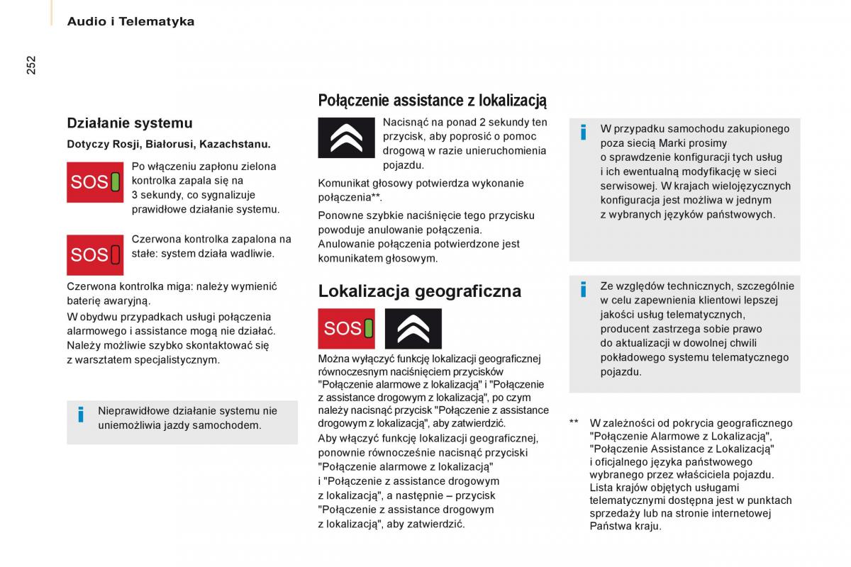 Citroen Berlingo Multispace II 2 instrukcja obslugi / page 254