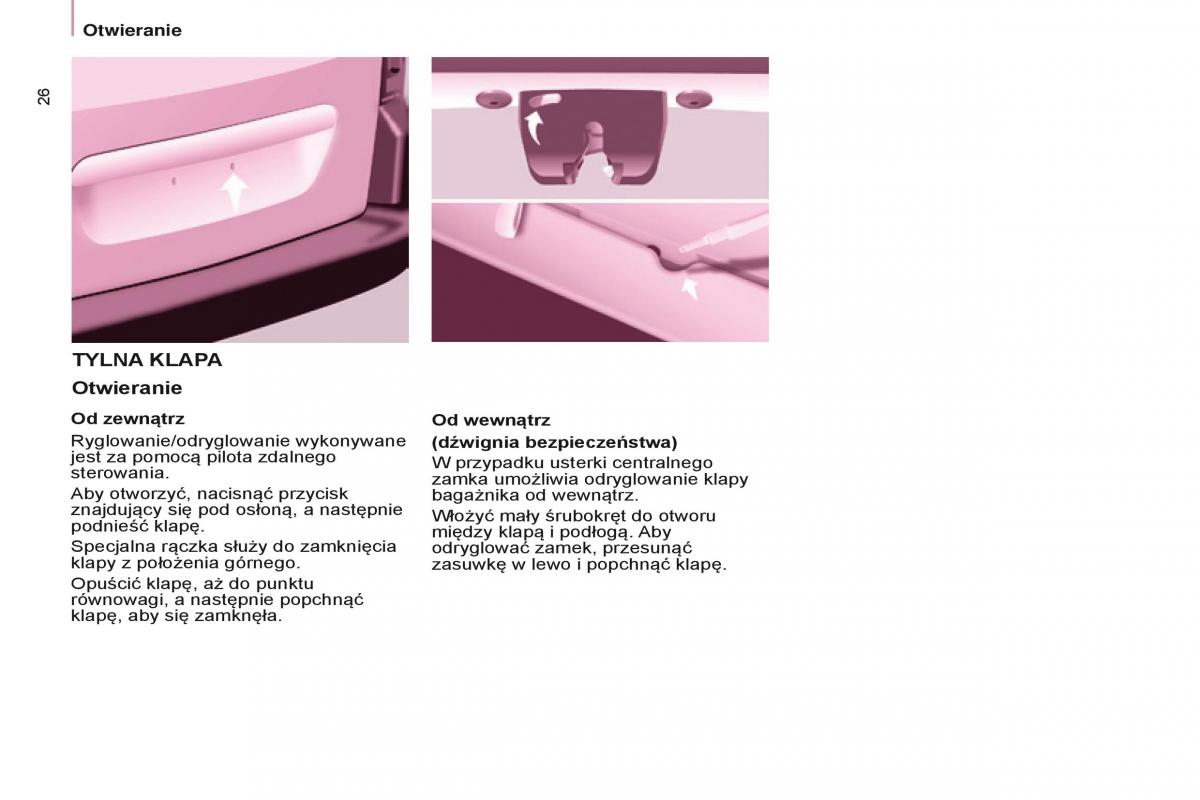 Citroen Berlingo Multispace II 2 instrukcja obslugi / page 28