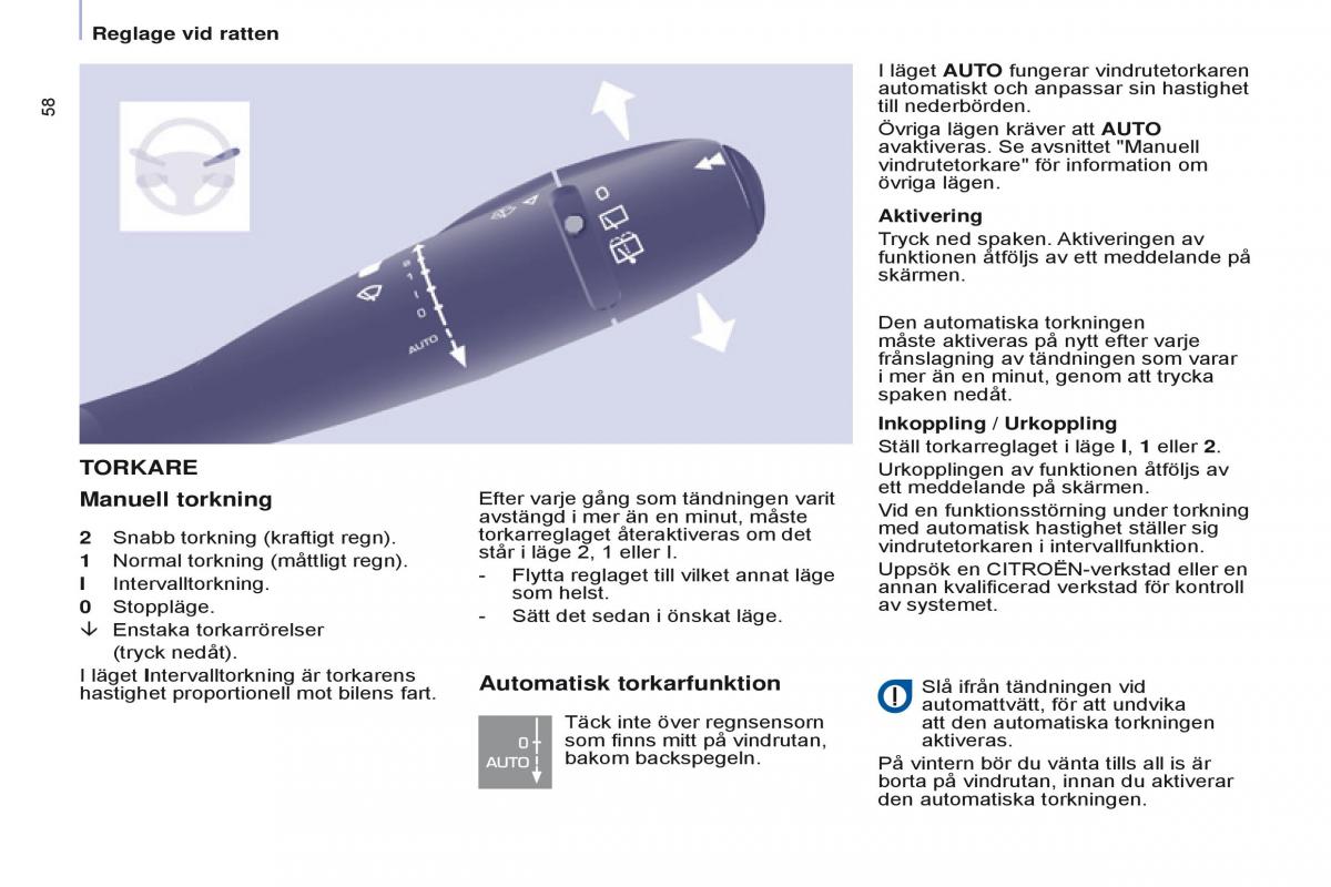 Citroen Berlingo Multispace II 2 instruktionsbok / page 60