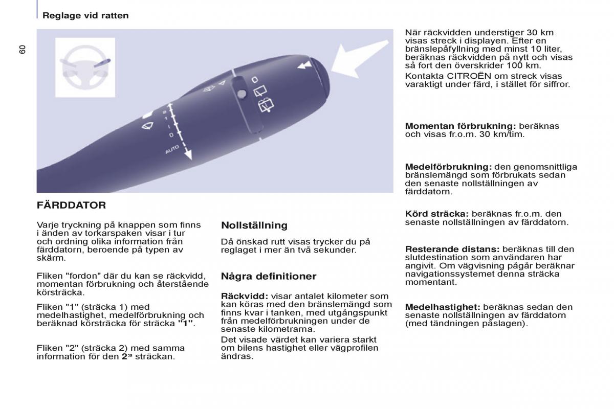 Citroen Berlingo Multispace II 2 instruktionsbok / page 62