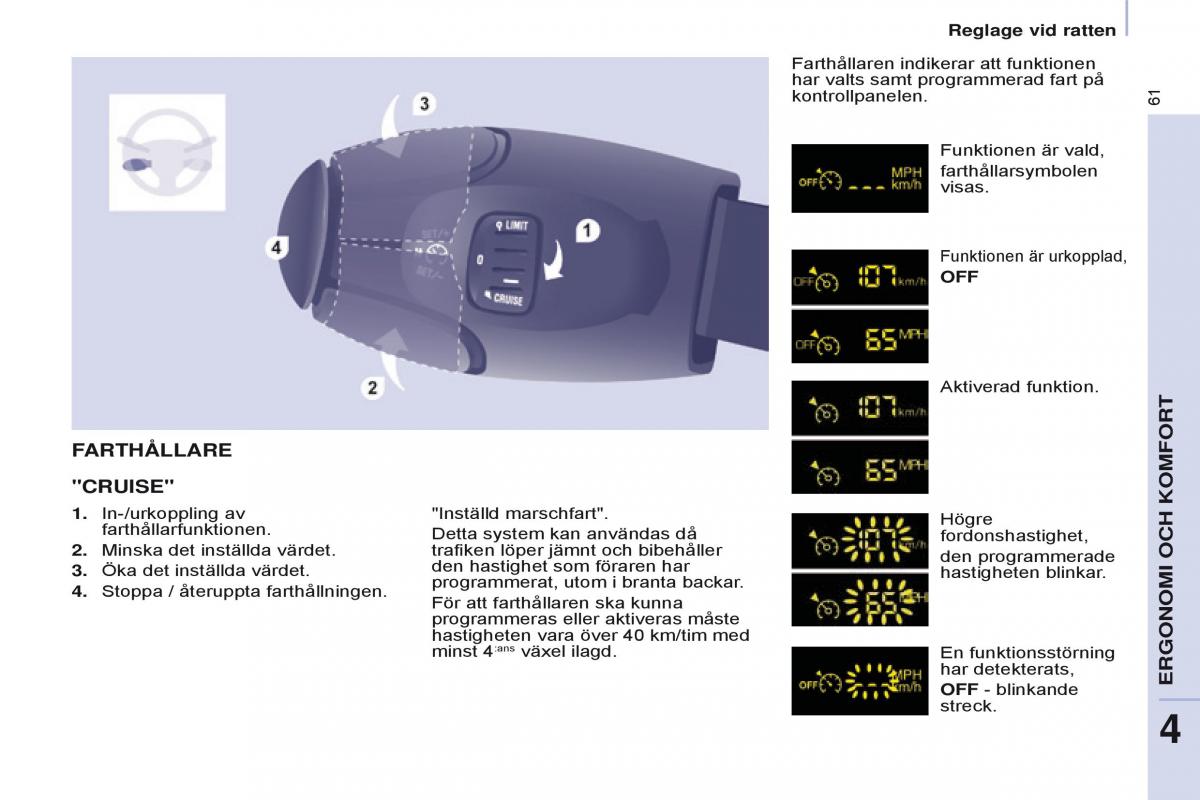 Citroen Berlingo Multispace II 2 instruktionsbok / page 63