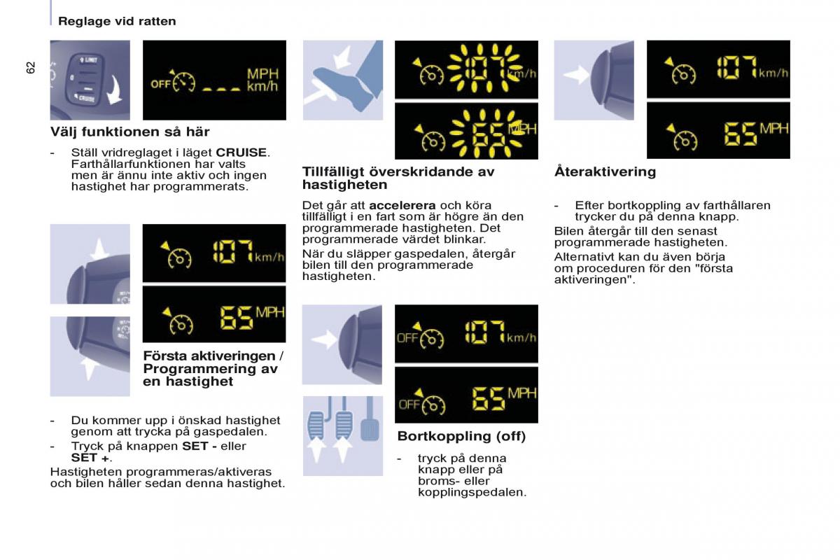 Citroen Berlingo Multispace II 2 instruktionsbok / page 64