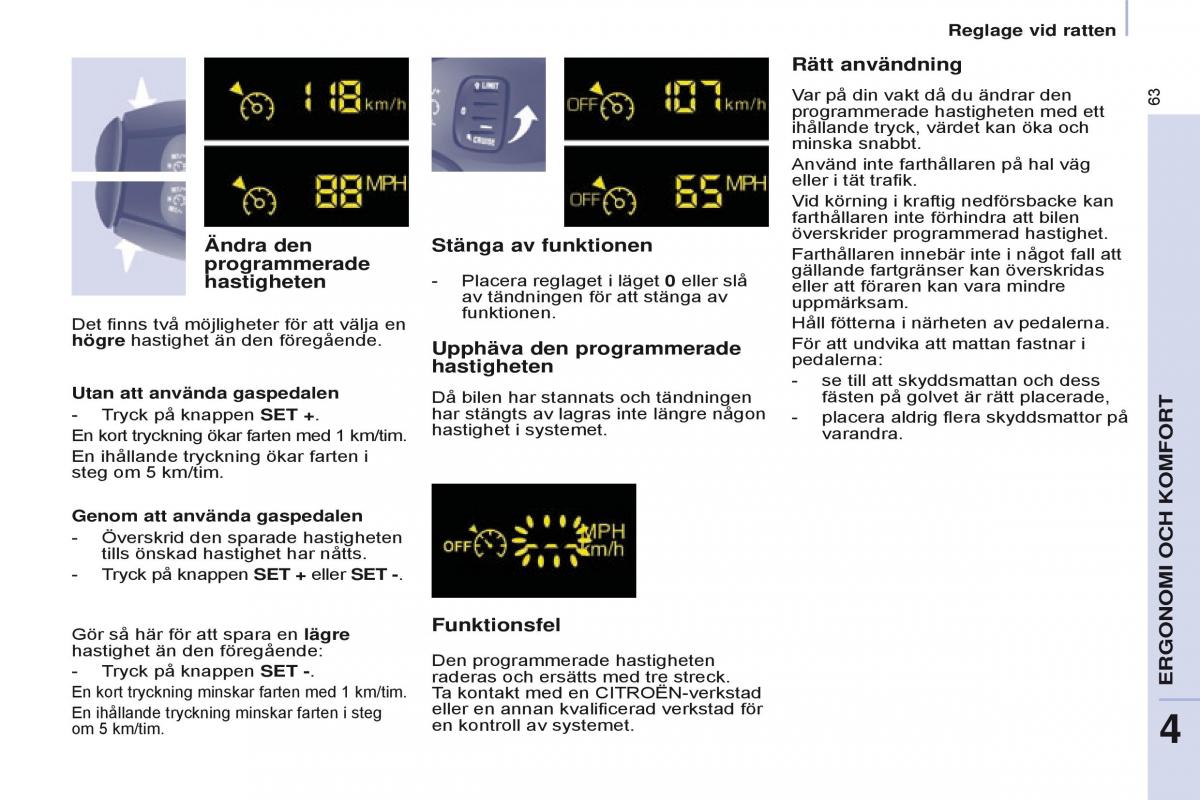 Citroen Berlingo Multispace II 2 instruktionsbok / page 65