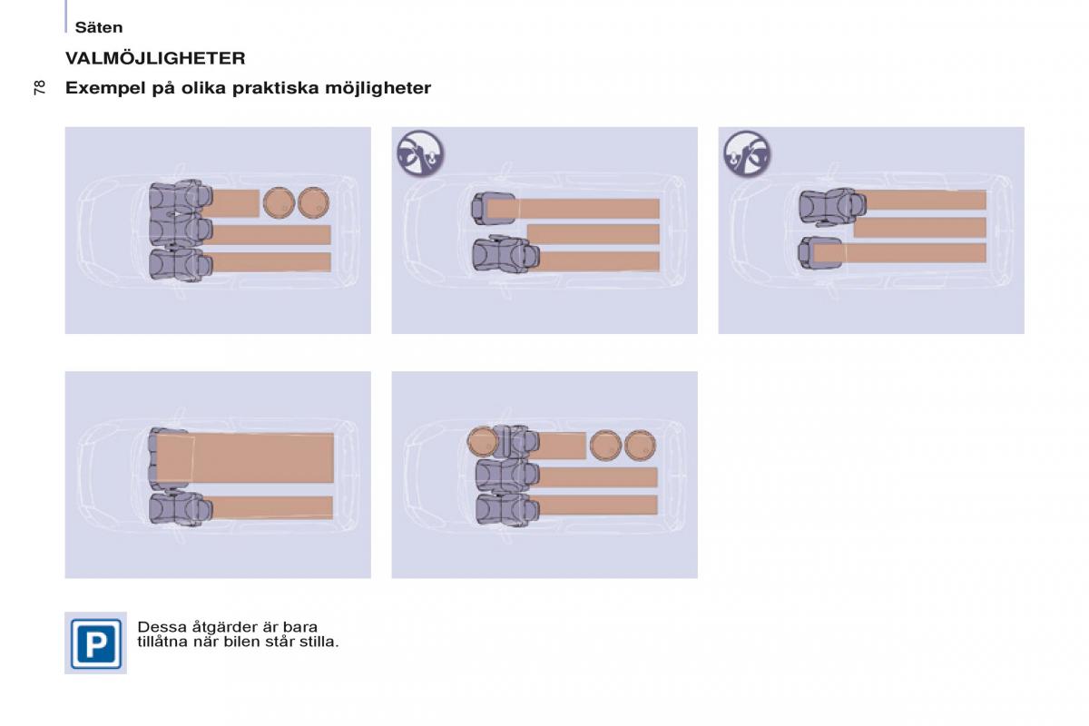 Citroen Berlingo Multispace II 2 instruktionsbok / page 80