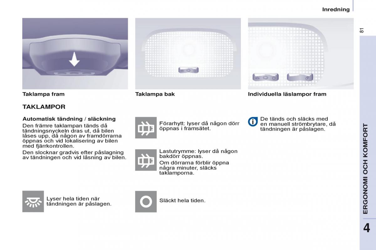 Citroen Berlingo Multispace II 2 instruktionsbok / page 83