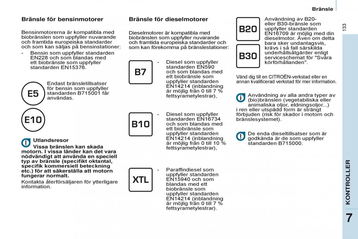 Citroen Berlingo Multispace II 2 instruktionsbok / page 135