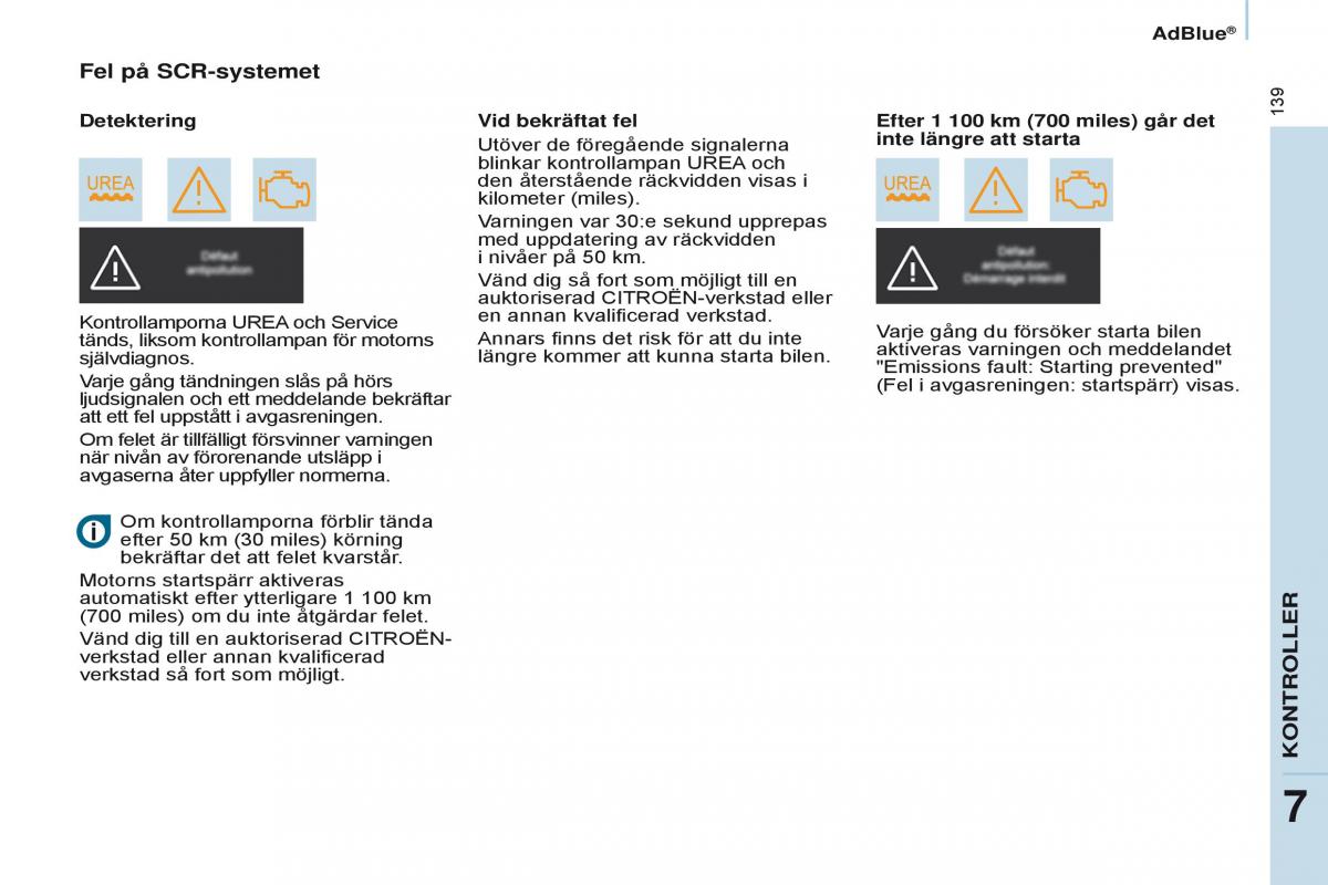 Citroen Berlingo Multispace II 2 instruktionsbok / page 141