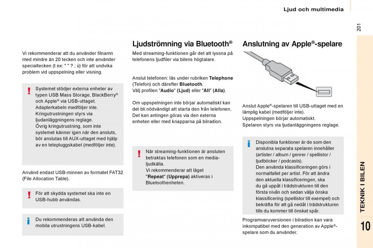 Citroen Berlingo Multispace II 2 instruktionsbok / page 203