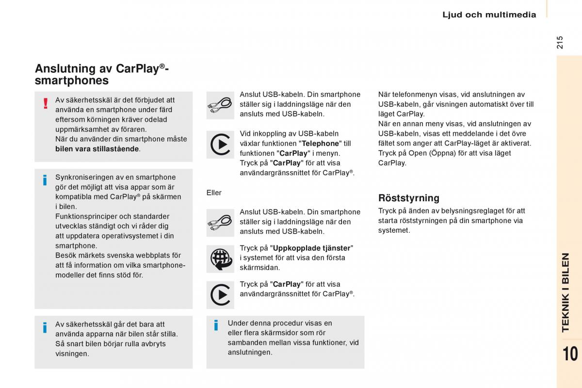 Citroen Berlingo Multispace II 2 instruktionsbok / page 217