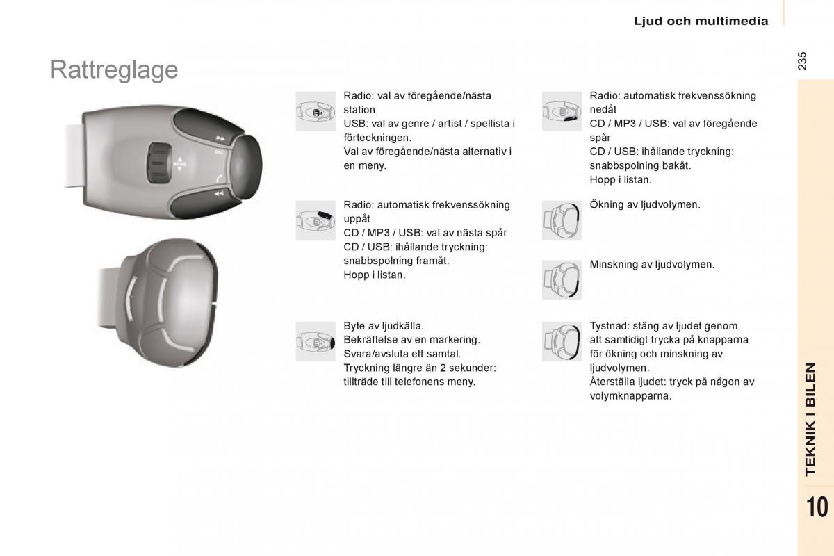 Citroen Berlingo Multispace II 2 instruktionsbok / page 237