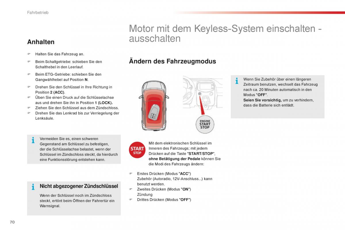 Citroen C1 II 2 Handbuch / page 72