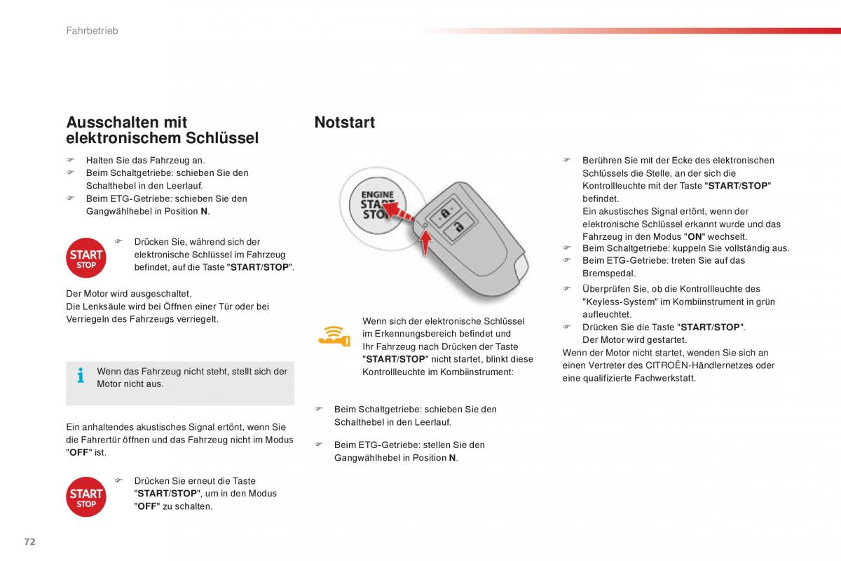 Citroen C1 II 2 Handbuch / page 74