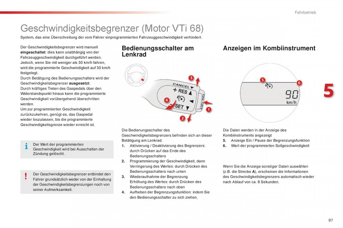 Citroen C1 II 2 Handbuch / page 89