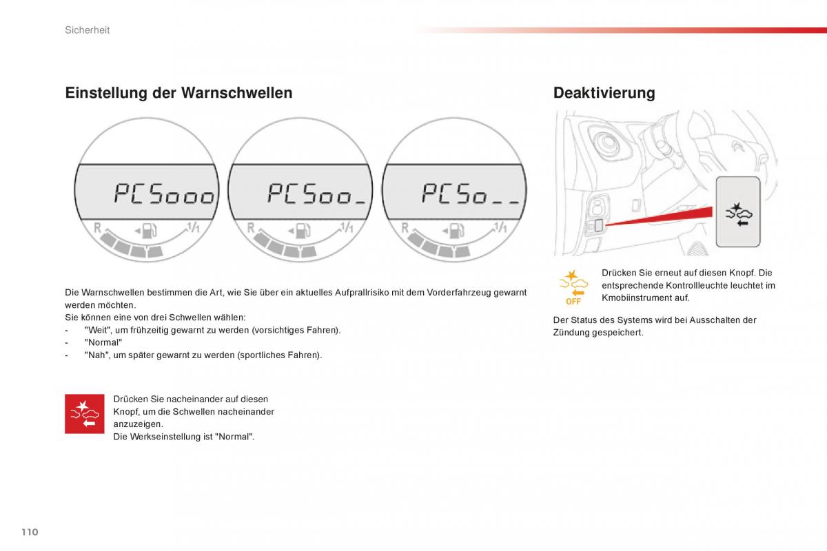 Citroen C1 II 2 Handbuch / page 112