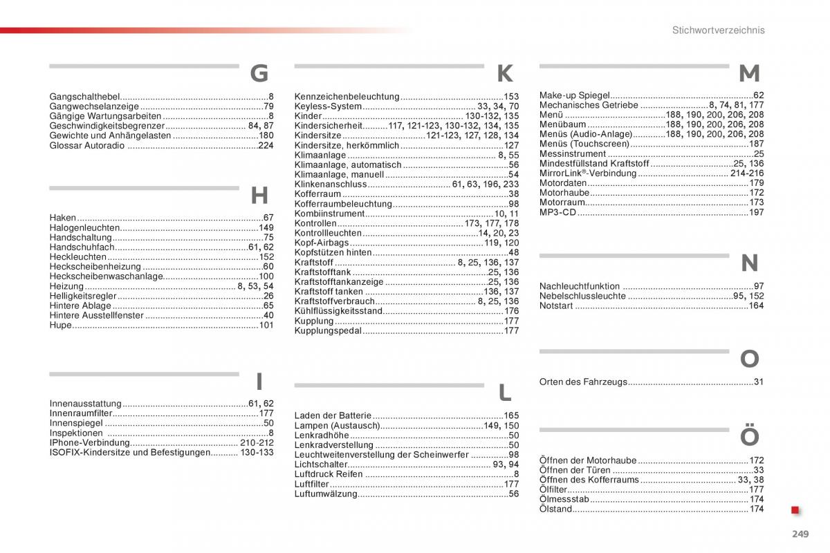 Citroen C1 II 2 Handbuch / page 251