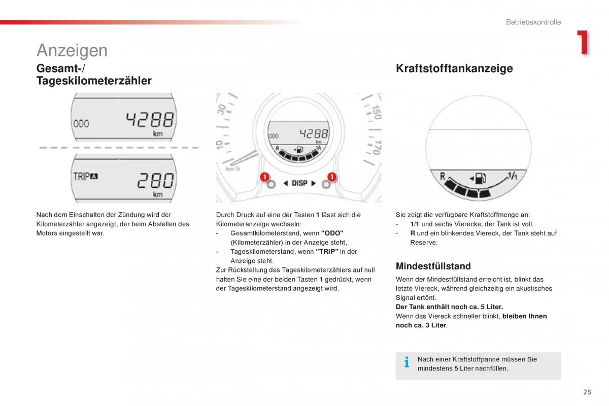 Citroen C1 II 2 Handbuch / page 27