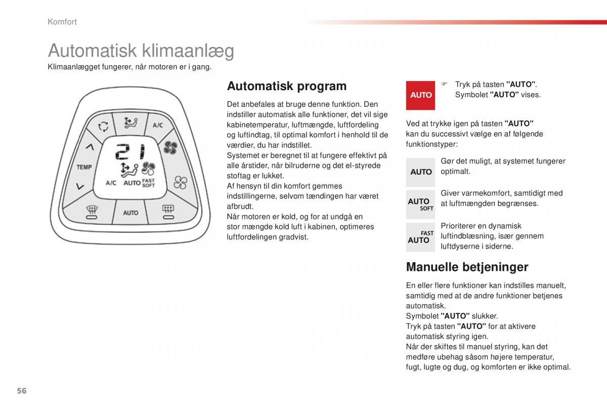 Citroen C1 II 2 Bilens instruktionsbog / page 58