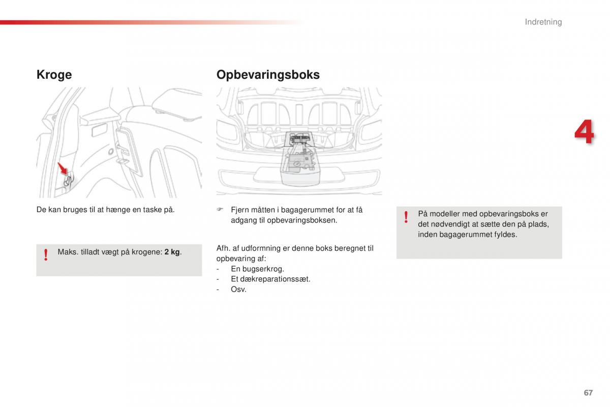 Citroen C1 II 2 Bilens instruktionsbog / page 69