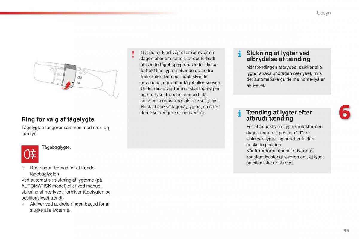 Citroen C1 II 2 Bilens instruktionsbog / page 97