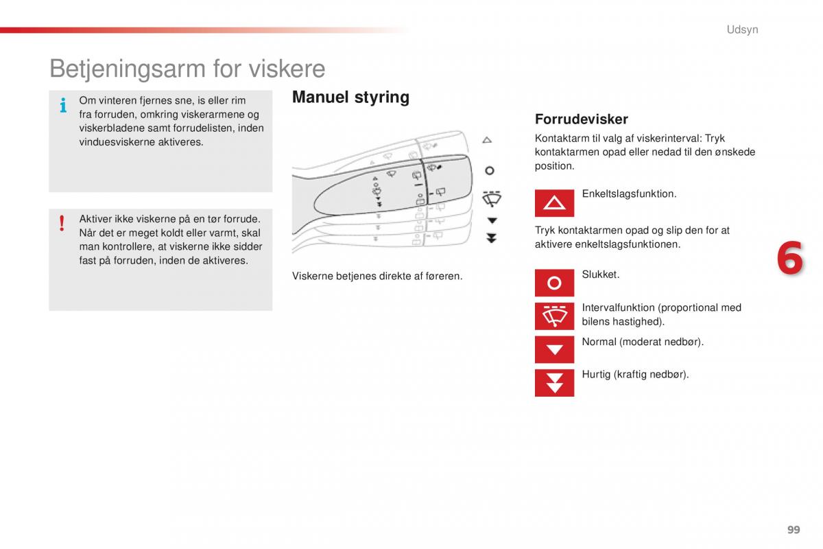 Citroen C1 II 2 Bilens instruktionsbog / page 101