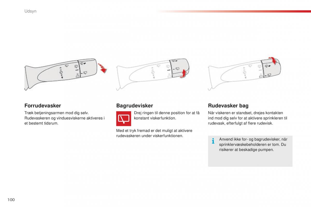 Citroen C1 II 2 Bilens instruktionsbog / page 102