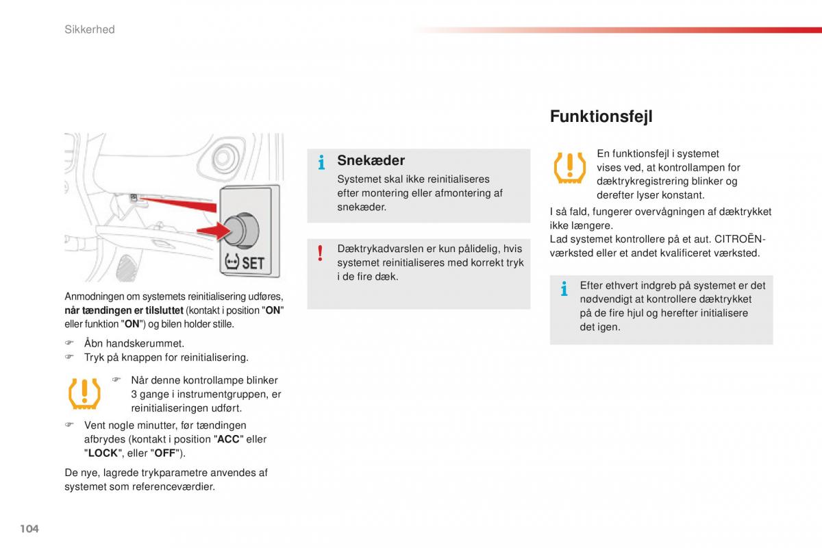 Citroen C1 II 2 Bilens instruktionsbog / page 106