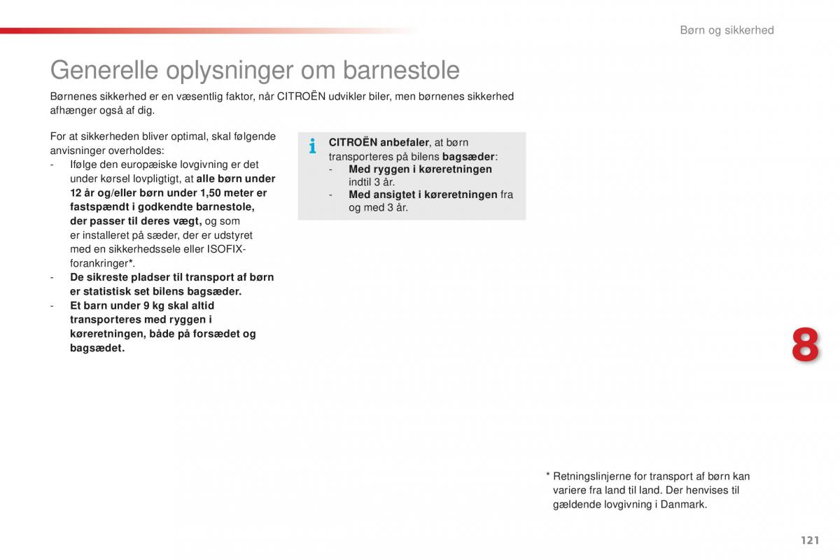 Citroen C1 II 2 Bilens instruktionsbog / page 123