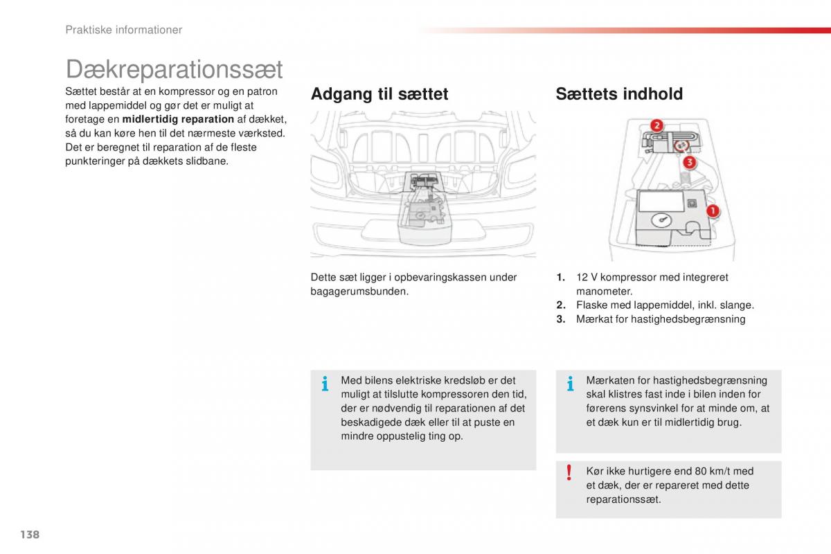 Citroen C1 II 2 Bilens instruktionsbog / page 140