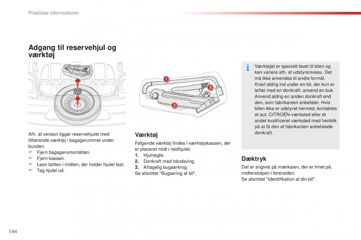 Citroen C1 II 2 Bilens instruktionsbog / page 146