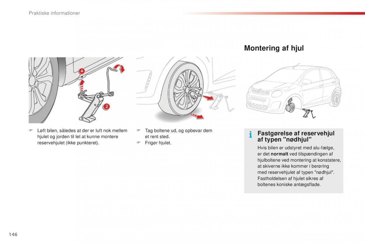 Citroen C1 II 2 Bilens instruktionsbog / page 148